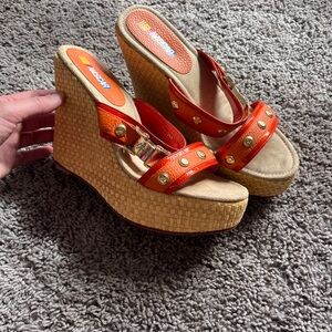 NASCAR wedge heels